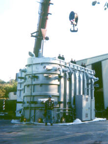 Large Transformer Installation